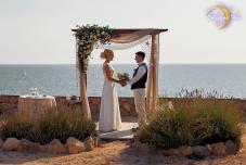 Свадьба в Крыму, выездная церемония на берегу моря, регистрация брака в Крыму