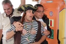 Пиратская свадьба, свадьба в Крыму, пиратская регистрация брака