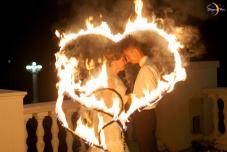 Огненное фаер шоу на свадьбе, ведущий, свадьба в Севастополе, Ялта, Крым